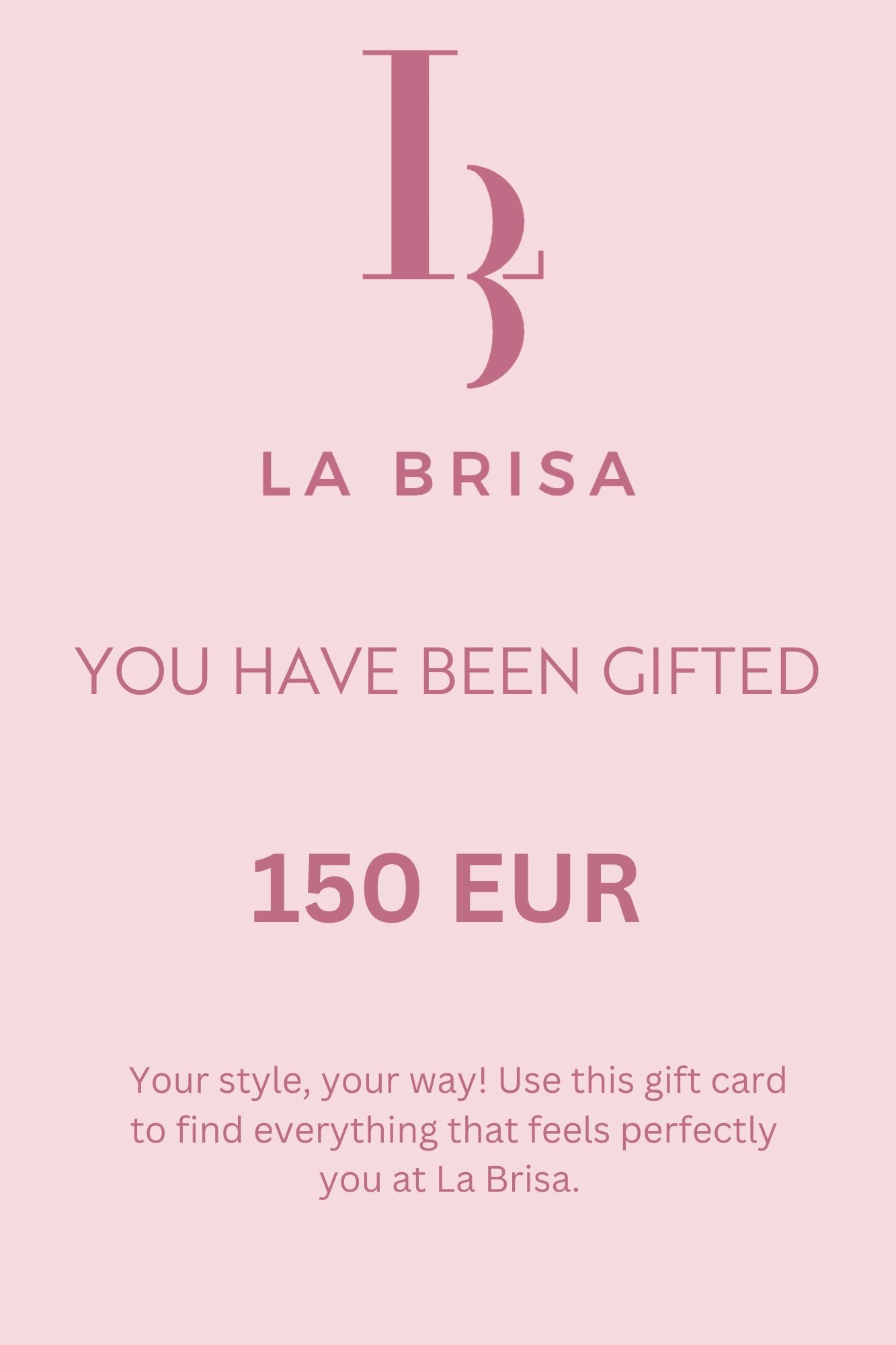 Gift Card 150