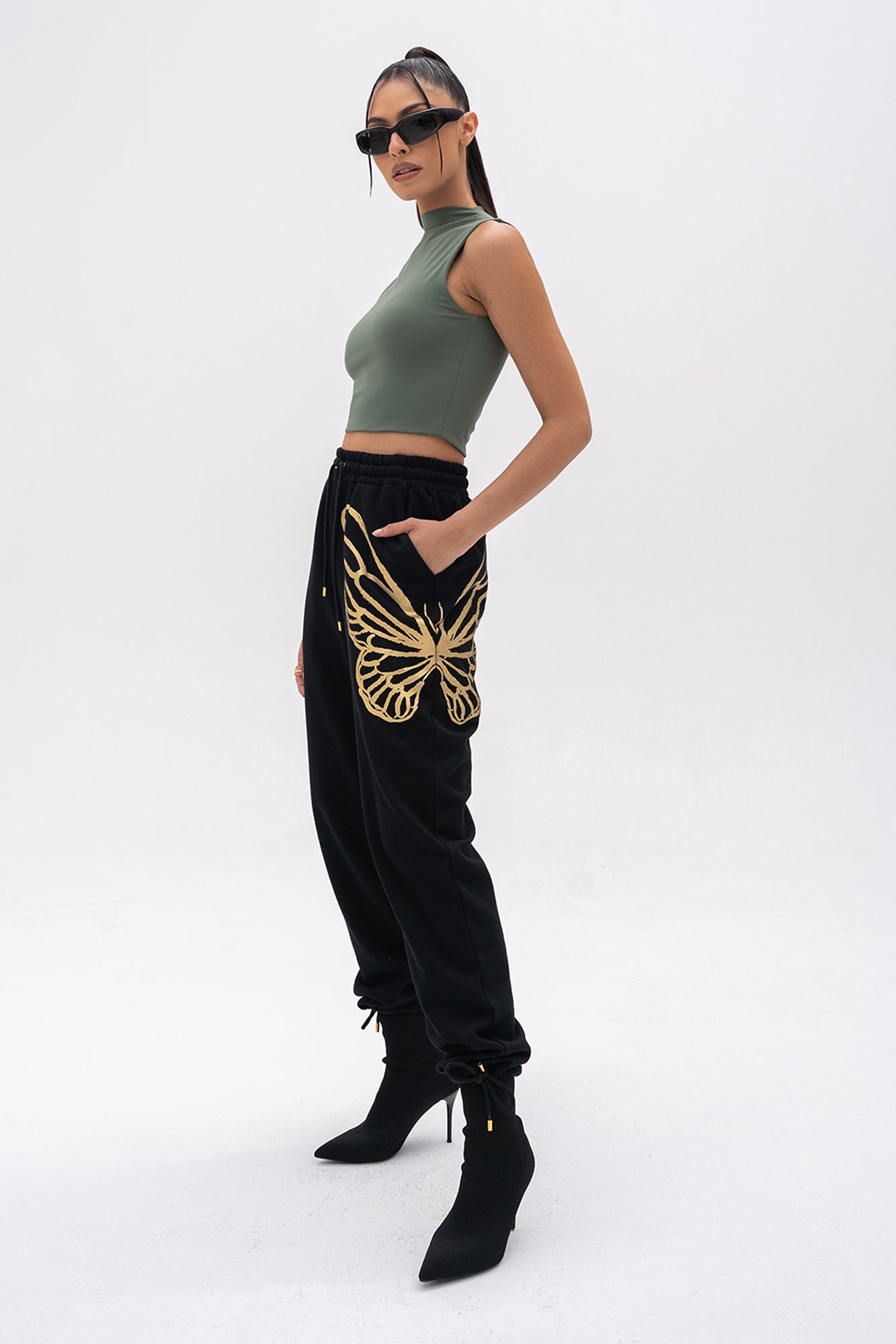 Diana High Neck Top