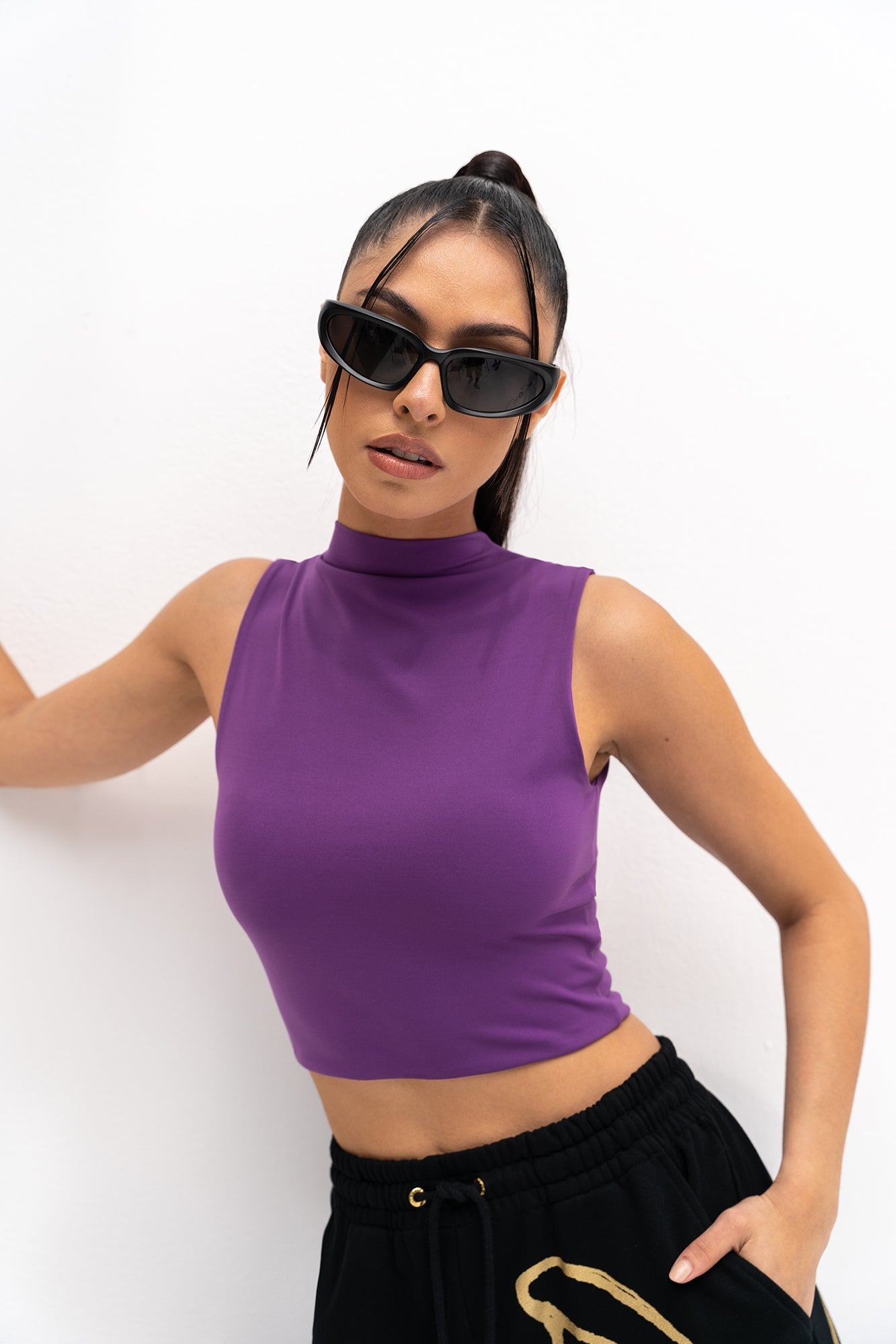Diana High Neck Top